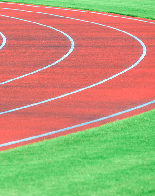 運動班_陸上班のトラックの線